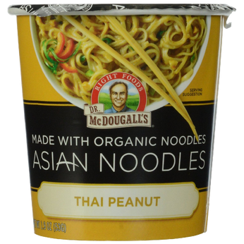 Dr. McDougall's Right Foods Asian Entree Thai Peanut Noodle 1.9 Ounce Packages