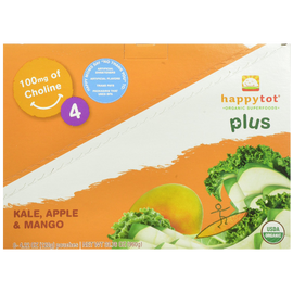 Happy Tot Organic Toddler Food Plus Kale Apple & Mango 4.22 Ounce