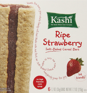 Kashi Cereal Bar Ripe Strawberry 7.2 Ounce